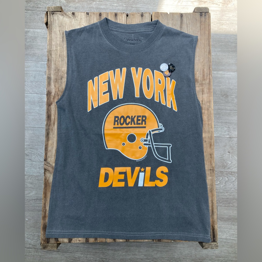 Newtone Biker Tee - Grey - Devils